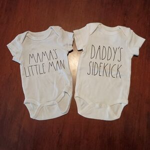 Rae Dunn 2pc Baby‎ Onesies